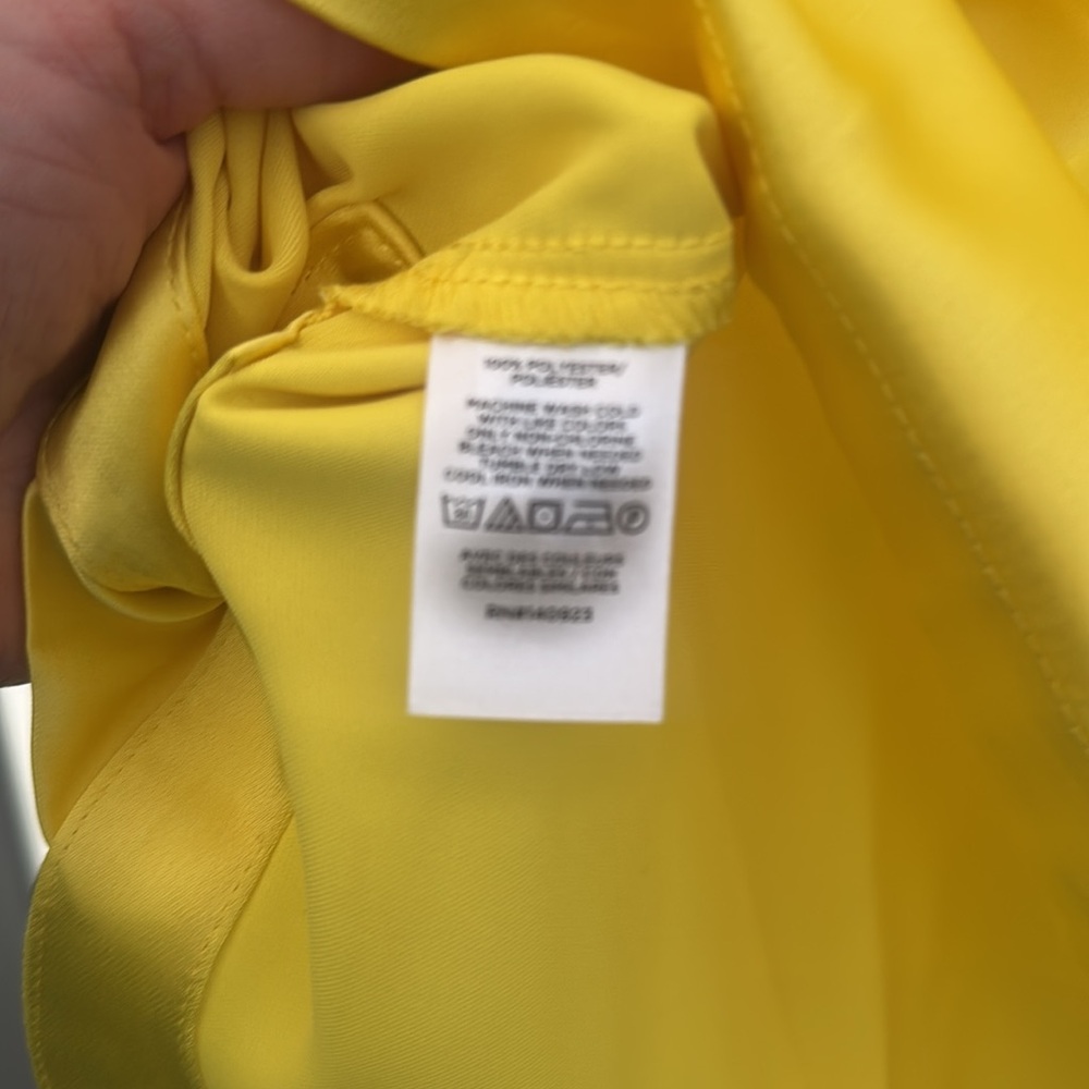 NWT loft yellow scoop tank - large - Picture 4 of 5